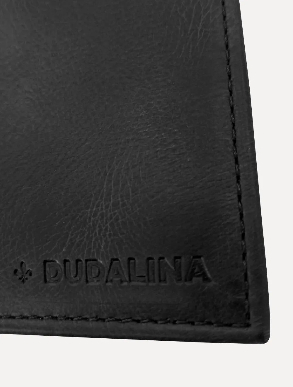 Carteira Dudalina Masculina Couro New Logo Preta