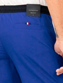 Short Tommy Hilfiger Long Drawstring Colourblock Sash Azul Royal