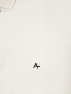 Polo Aramis Masculina Suedine Canelado Off-White