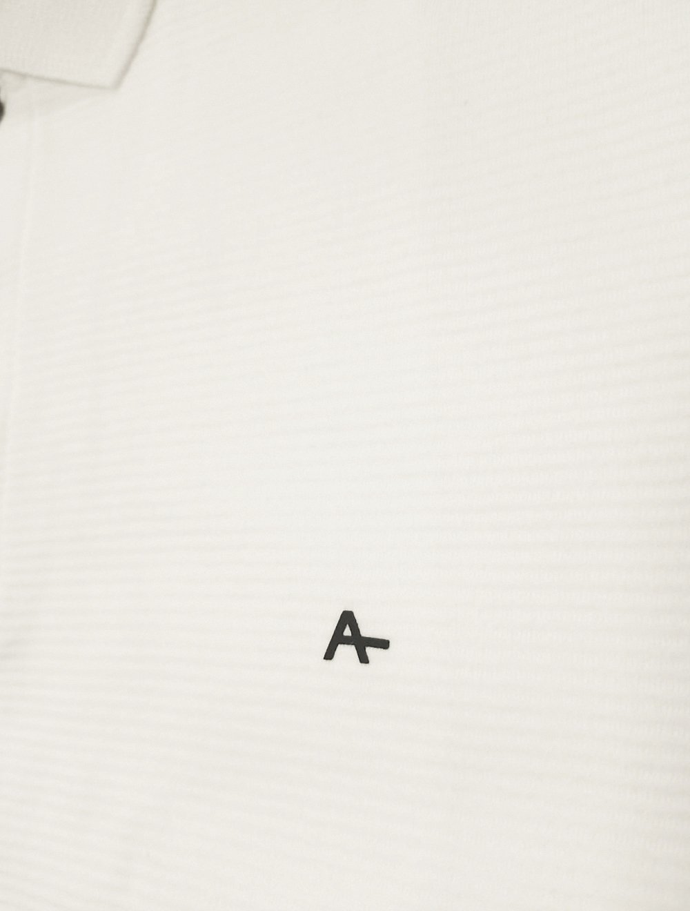 Polo Aramis Masculina Suedine Canelado Off-White