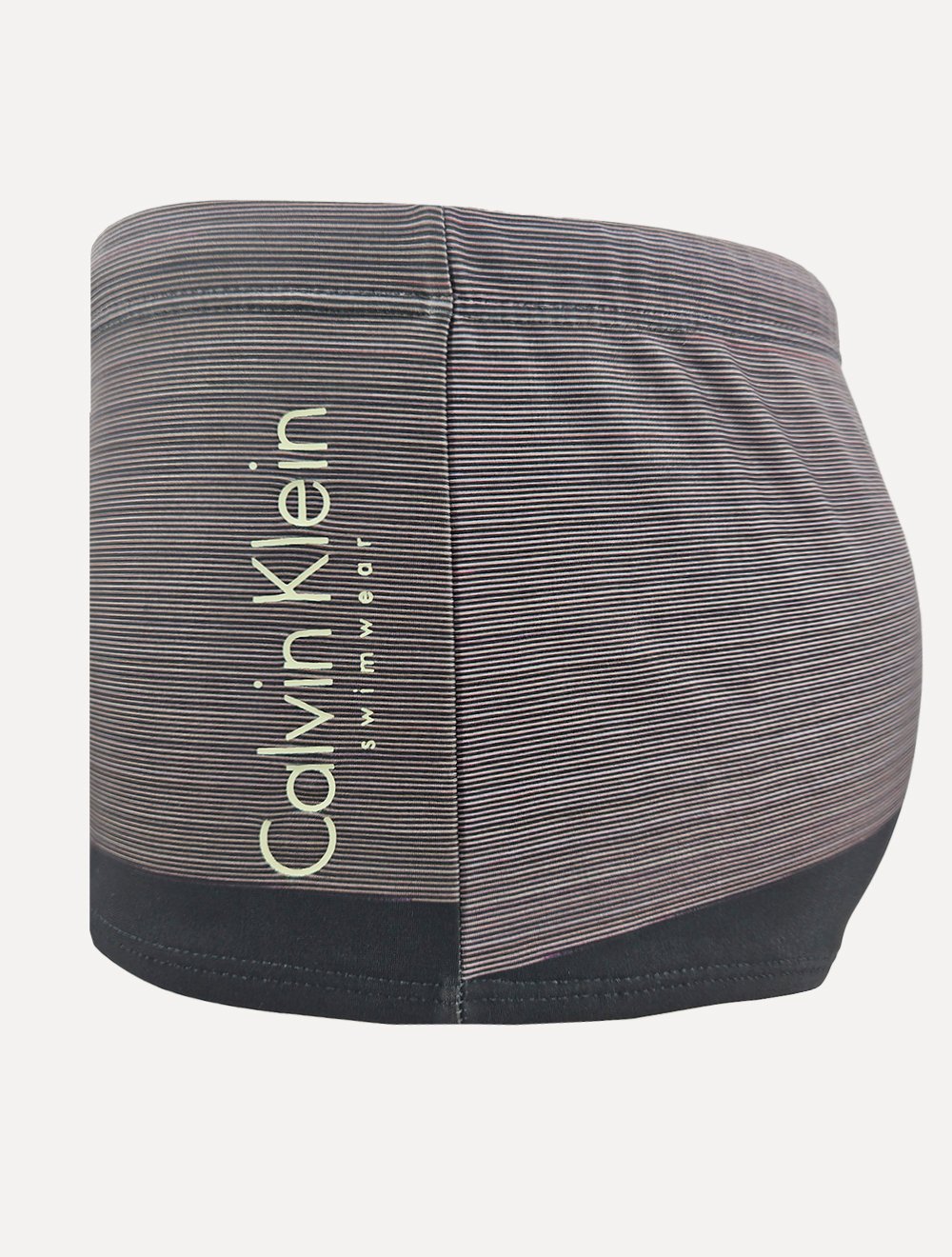 Sunga Calvin Klein Swimwear Noise Vertical Rosa Marrom