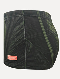 Sunga Calvin Klein Swimwear Folha Light Tag Verde Escuro