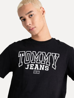Camiseta Tommy Jeans Masculina Arc Entry Graphic Preta