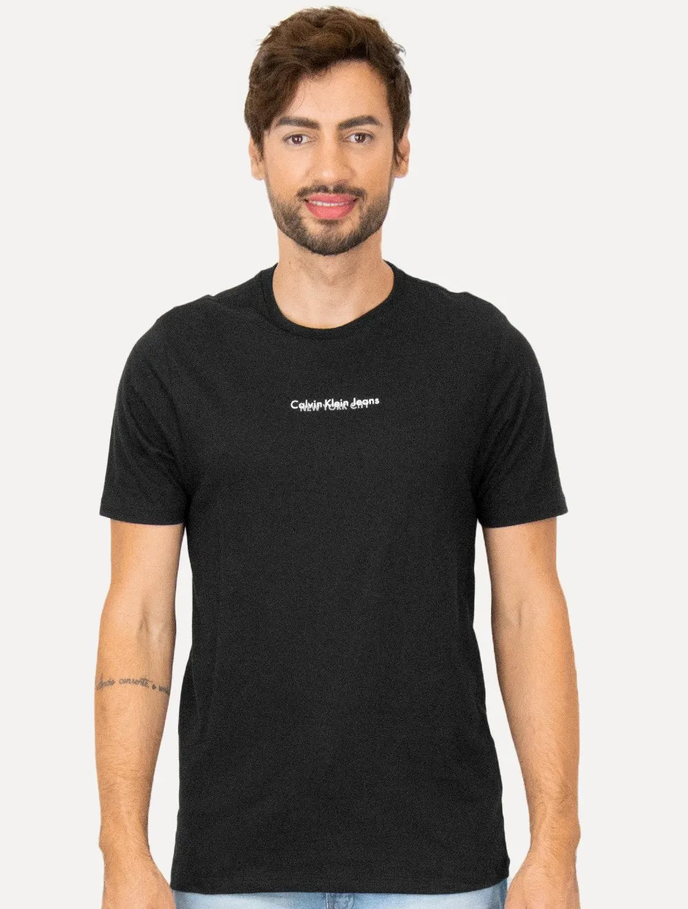 Camiseta Calvin Klein Jeans Masculina New York City Preta