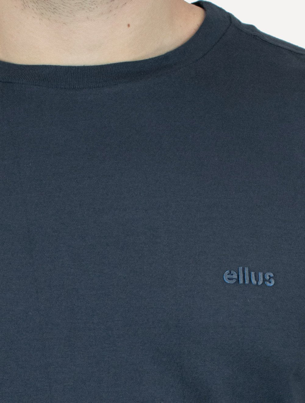 Camiseta Ellus Masculina Cotton Fine Duocolor Classic Azul Marinho