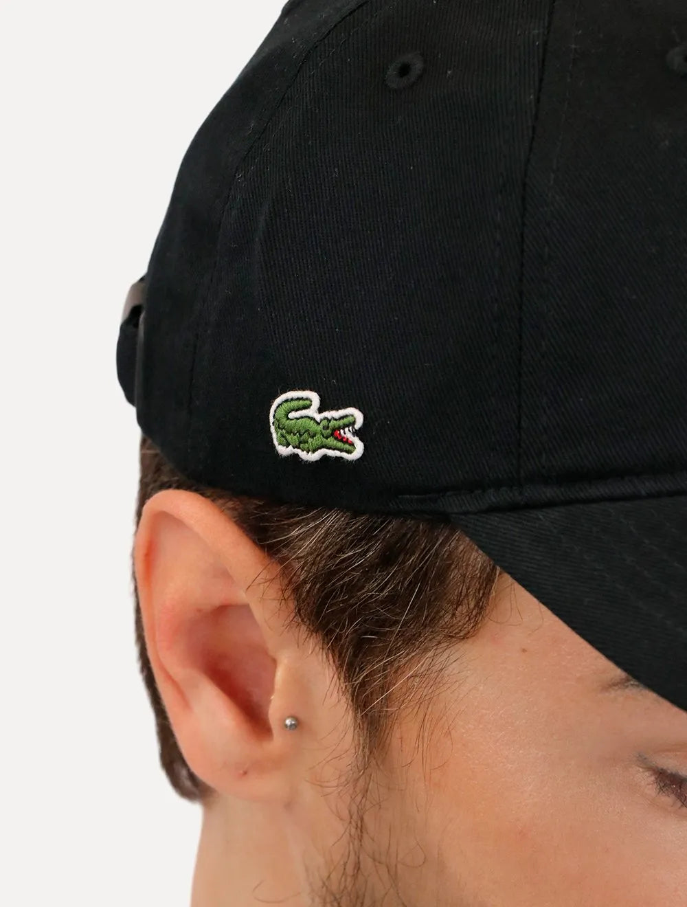 Boné Lacoste Casual Side Logo Preto