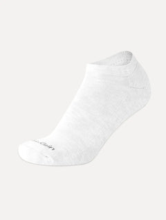 Meia Calvin Klein Invisível CK Branca Kit 3 Pares