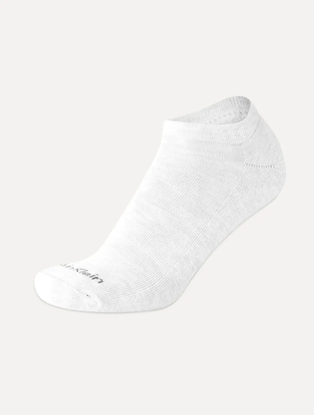 Meia Calvin Klein Invisível CK Branca Kit 3 Pares