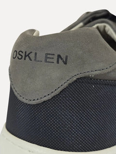 Tênis Osklen Masculino Couro Hybrid Laces Oil Chumbo
