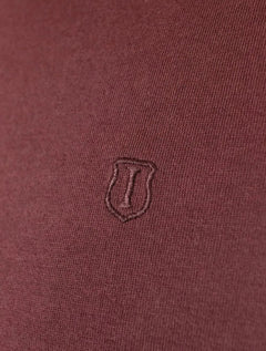Camiseta Individual Comfort Pima Soft Touch Logo Bordô