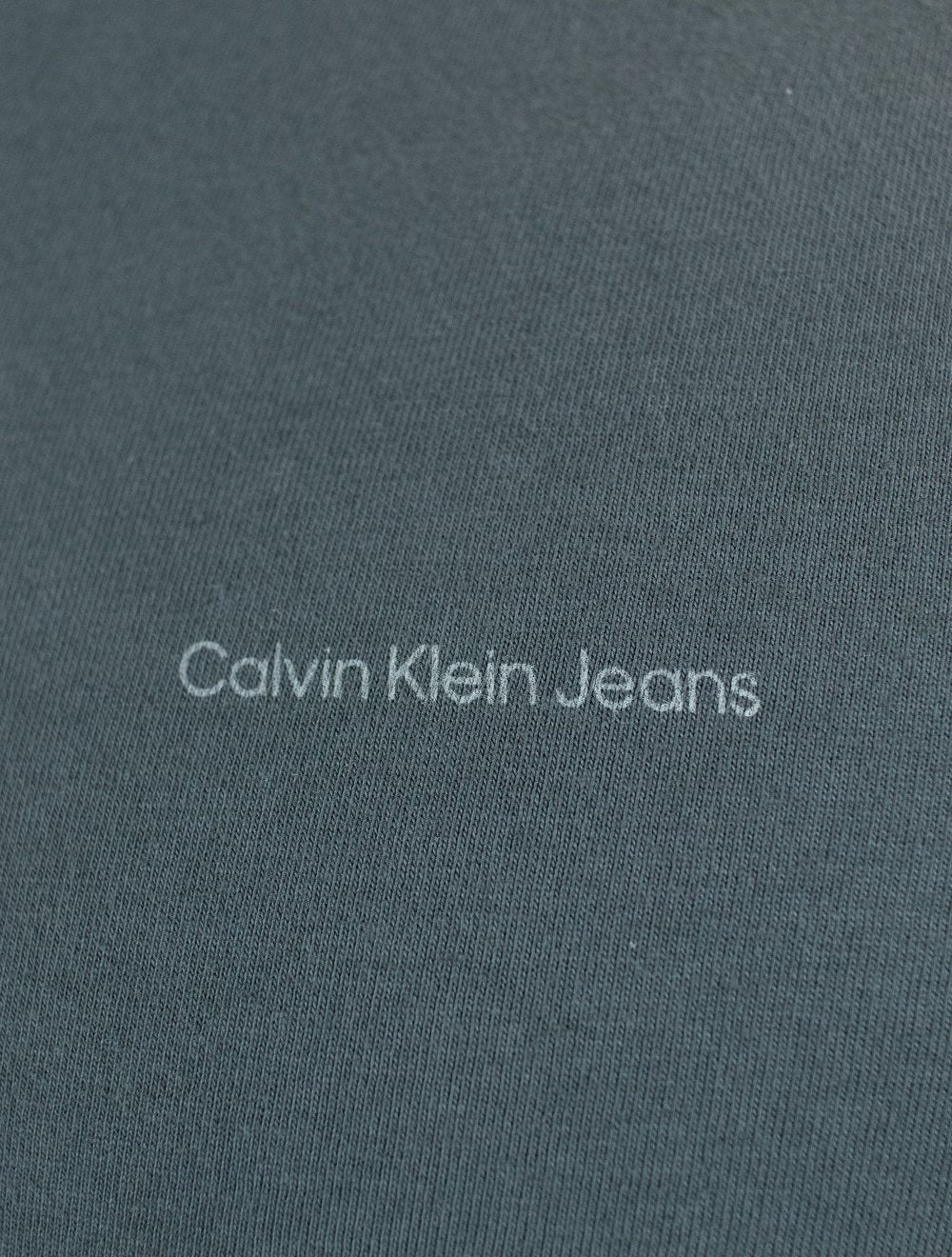 Camiseta Calvin Klein Jeans Masculina Light New Logo Chumbo