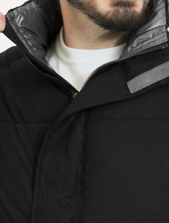 Jaqueta Dixen Masculina Puffer Reflective Preta