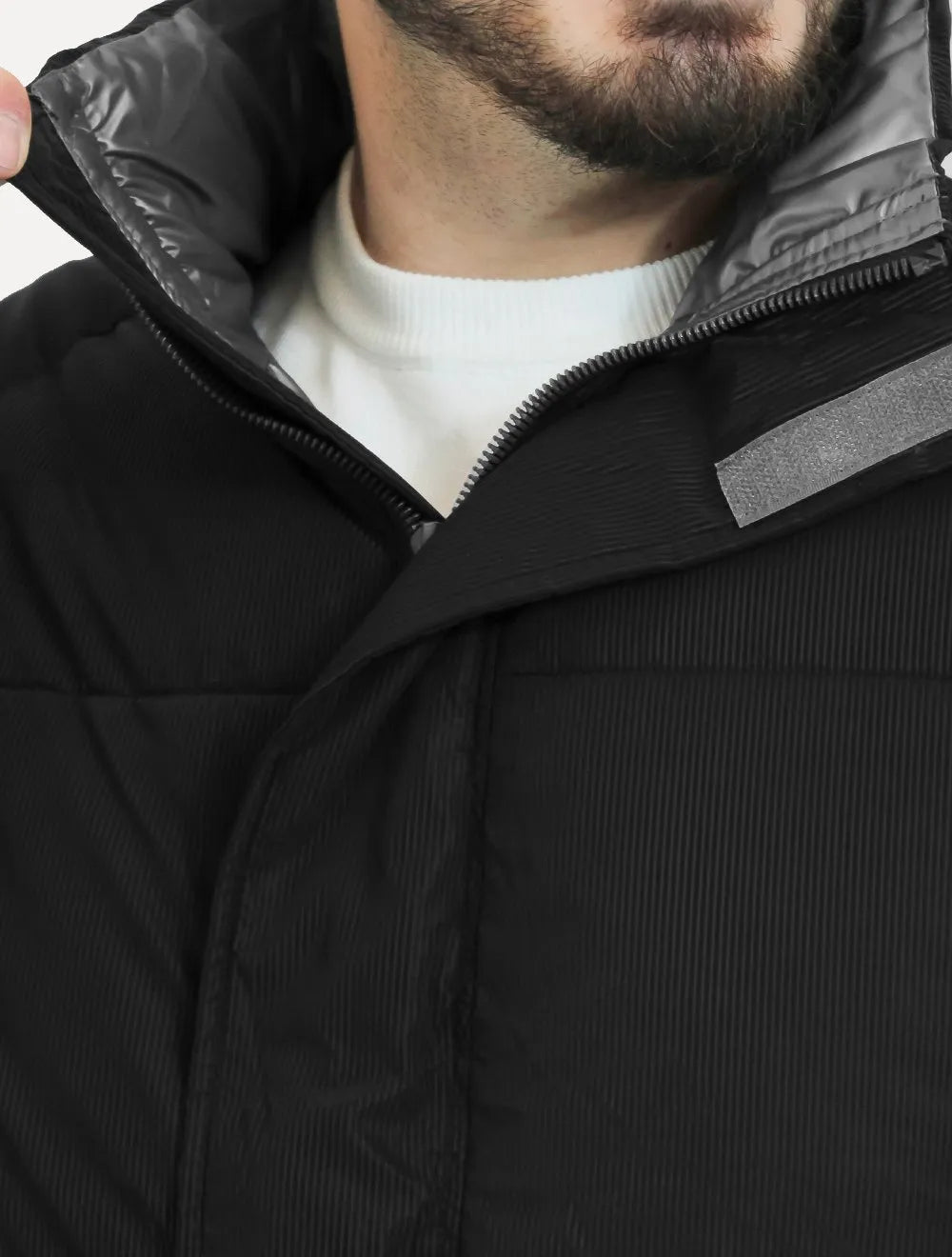 Jaqueta Dixen Masculina Puffer Reflective Preta