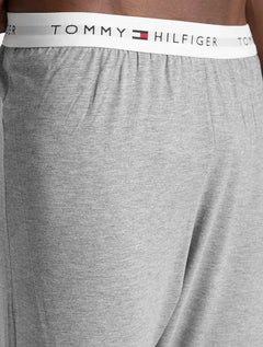 Calça Tommy Hilfiger Masculina Sleepwear Logo Cinza Mescla