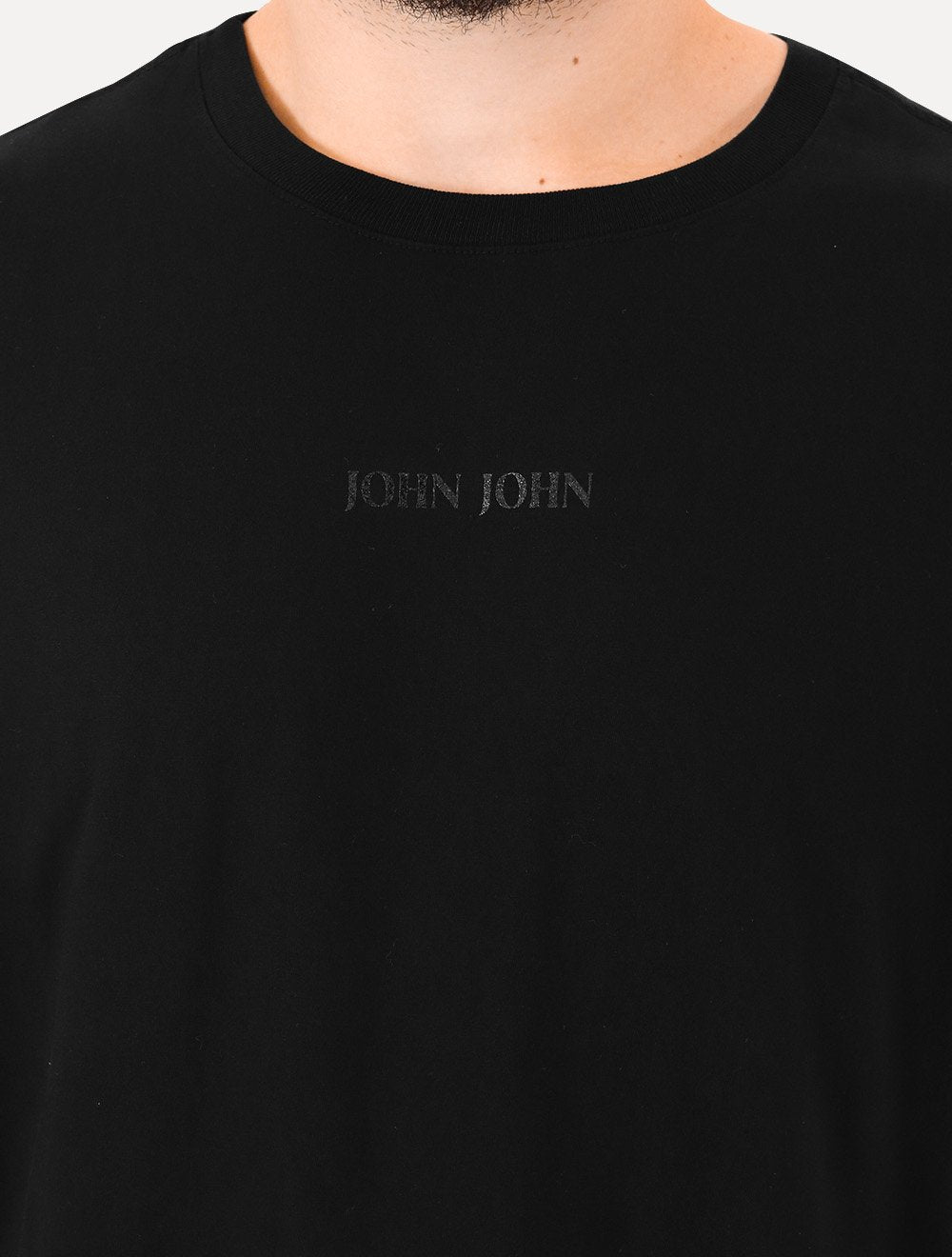 Camiseta John John Masculina Regular Clean Graphic Preto
