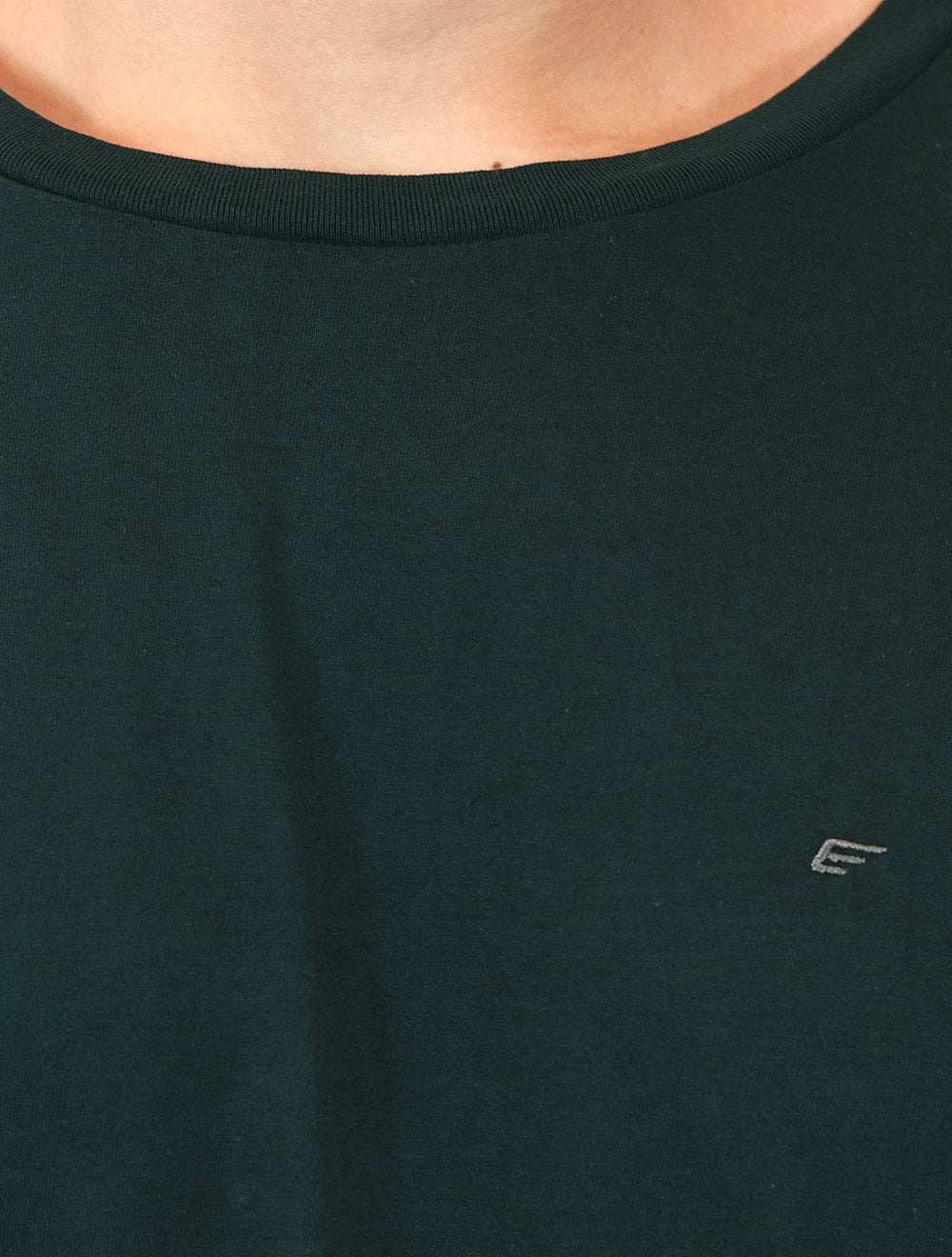 Camiseta Ellus Masculina Cotton Easa Classic Verde Escuro