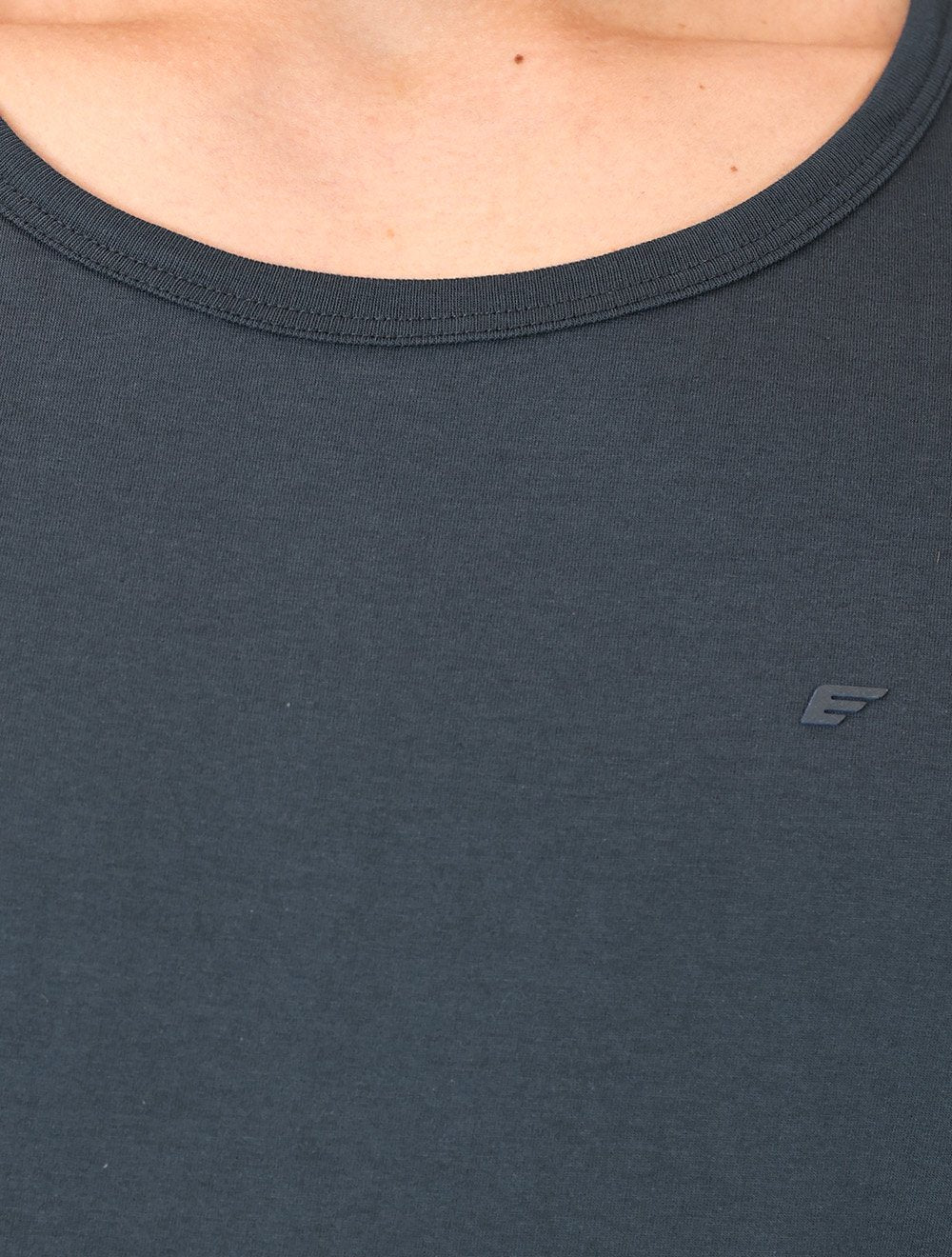 Regata Ellus Masculina Cotton Fine Easa Azul Marinho