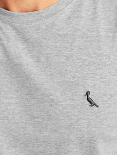 Camiseta Reserva Masculina Regular Paris Cinza Mescla