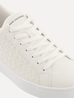 Tênis Armani Exchange Masculino London Logado Branco