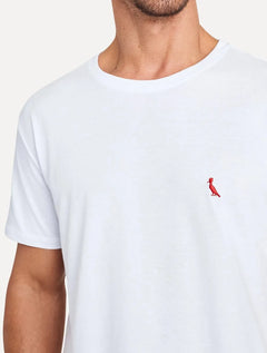 Camiseta Reserva Masculina Basic Red Woodpecker Branca