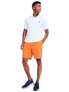 Polo Nautica Masculina Piquet Performance Deck Branca