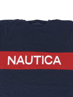 Camiseta Nautica Masculina Brand Box Azul Marinho