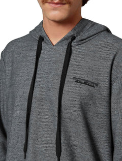 Moletom John John Masculino Stripe Hoodie Cinza Mescla