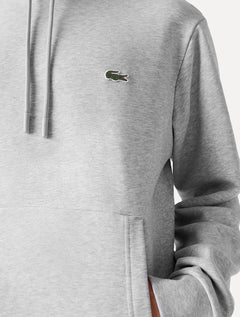 Moletom Lacoste Masculino Hoodie Classic Fit Cinza