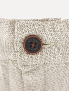 Bermuda Aramis Masculina Chino Fishbone Cáqui Claro