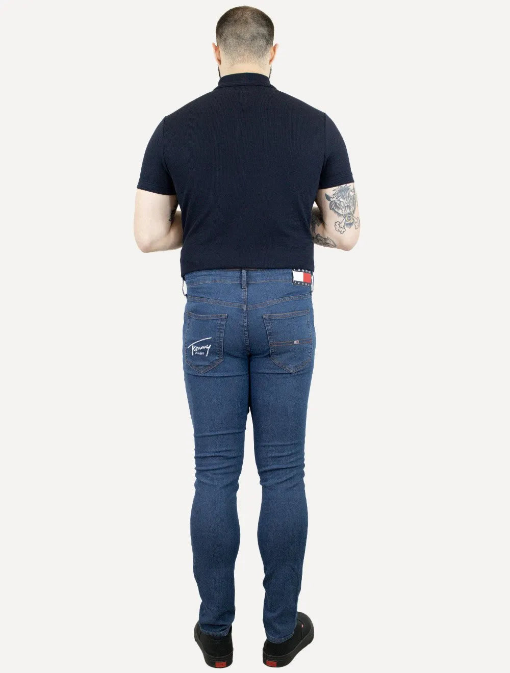 Calça Tommy Jeans Masculina Slim Austin Azul