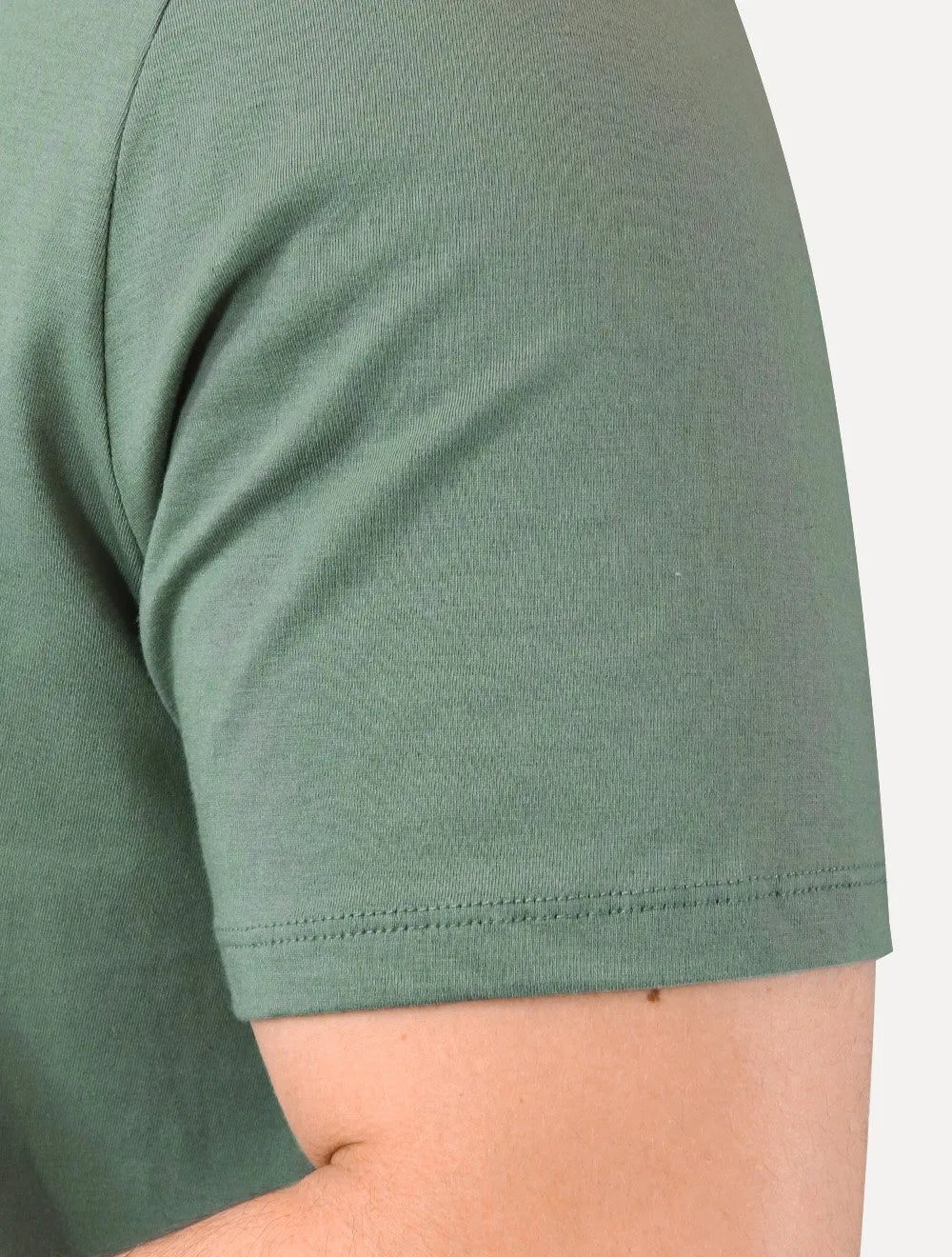 Camiseta Individual Masculina Comfort Relevo Silk Logo Verde