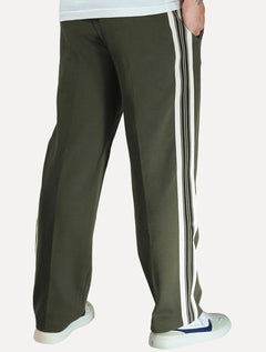 Calça Moletom Empório Armani Masculina Lã Barra Fechada Verde Escuro