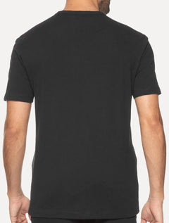 Camiseta Calvin Klein Masculina Piquet Sustainable Cotton Preta