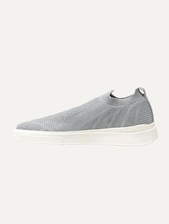 Tênis Aramis Masculino Slip On Journey K-nit Tan Cinza