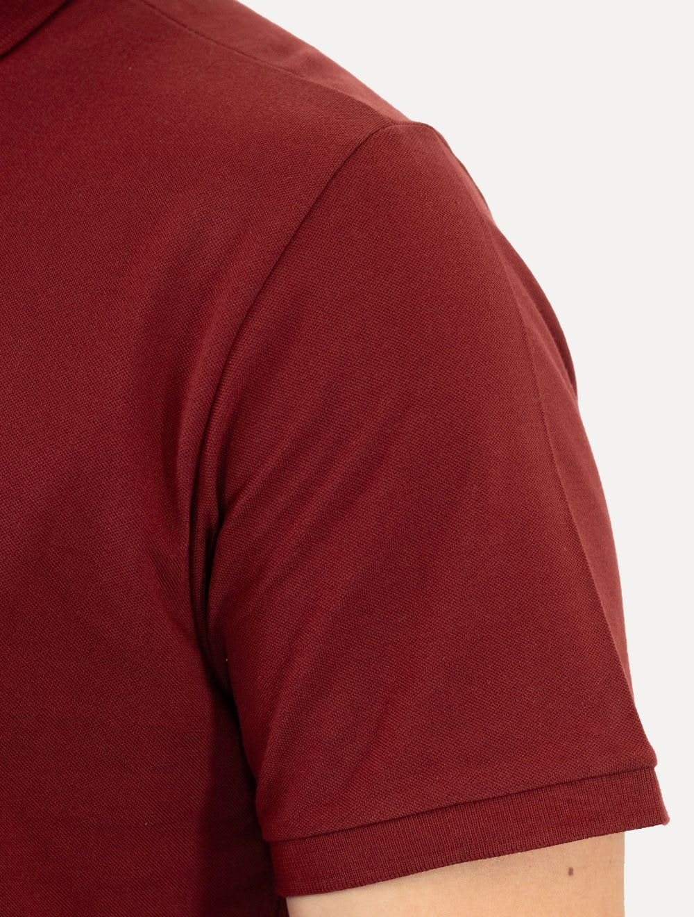 Polo Ellus Masculina Piquet Classic Easa Vermelho Escuro