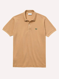 Camisa Polo Lacoste Masculina L.12.12 Cáqui