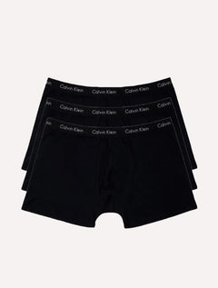 Cuecas Calvin Klein Underwear Plus Trunk Stretch  All Black Pack 3UN