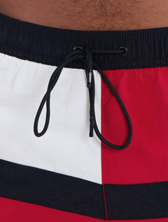 Short Tommy Hilfiger Long Drawstring Colourblock Sash Vermelho