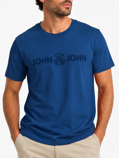 Camiseta John John Masculina Fit Basic Azul Escuro