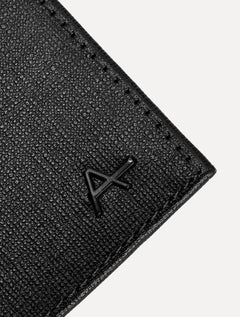Carteira Aramis Masculina Couro Saffiano Preta
