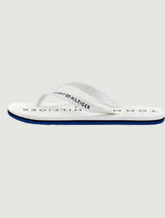 Chinelo Tommy Hilfiger Masculino Rubber Strip Simon 34R Azul/Branco