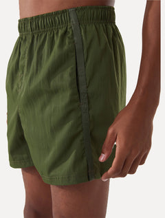 Short Osklen Masculino Beachwear Travessia Verde Escuro