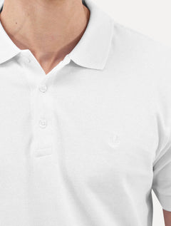 Polo Dudalina Masculina Essentials Extra Cotton Light Icon Branca