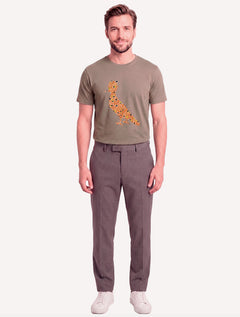 Camiseta Reserva Masculina Woodpecker Inner Tiles Cáqui Escuro
