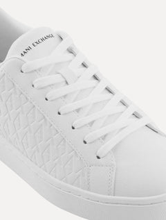 Tênis Armani Exchange Masculino London Logado Branco