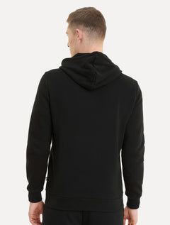 Moletom Puma Masculino Hoodie Essentials Small Logo Full-Zip Preto