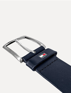 Cinto Tommy Hilfiger Masculino New Denton 3.5 Belt Azul Marinho