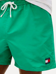 Short Tommy Jeans Masculino Medium Drawstring Solid Verde Claro