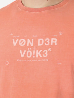 Camiseta Von der Volke Masculina Origineel Arts Meets Stone Laranja