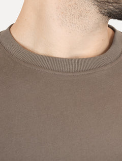 Moletom Dixen Masculino Crewneck Liso Marrom